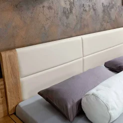 Schlafzimmer komplett Anglesia in Creme und Eichefarben (vierteilig)
