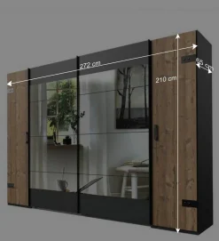 Schlafzimmer Komplett Möbelset - Ardila (vierteilig)