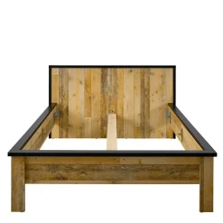 Schlafzimmer mit 140x200 Bett Set - Naiavio (fünfteilig)