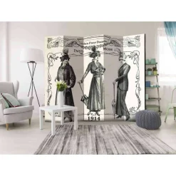 Schlafzimmer Paravent mit Nostalgie Druck - Lavrin