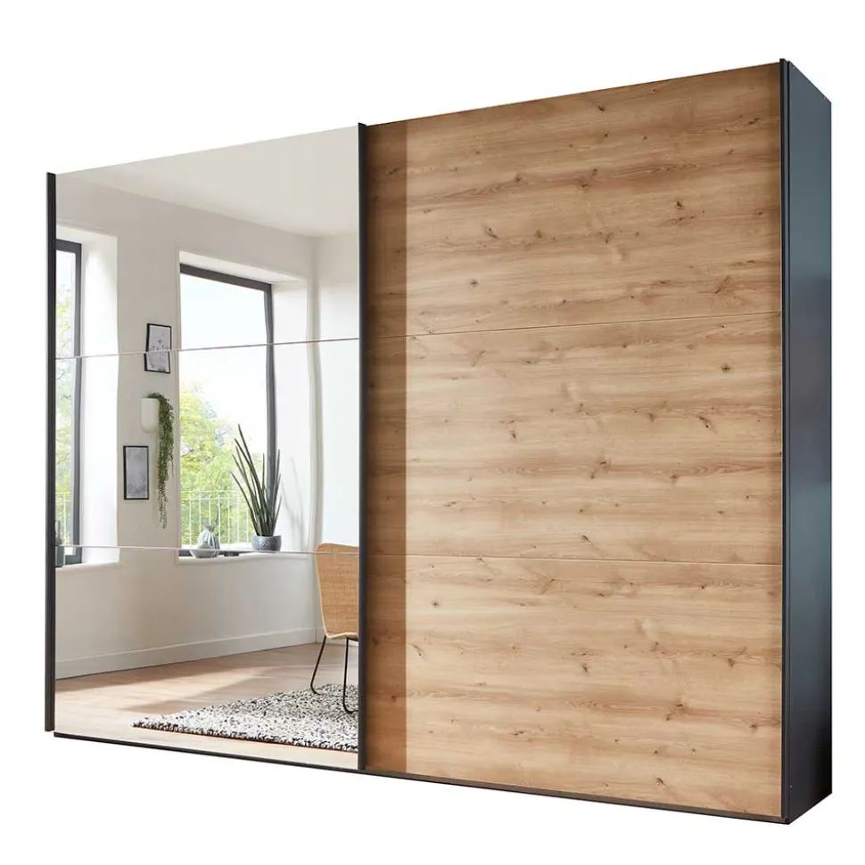 Schlafzimmer Schiebetürenschrank mit Spiegel - Brusetta