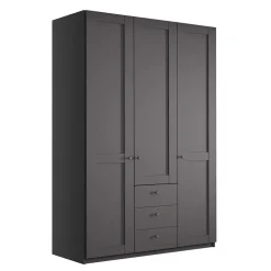 Schlafzimmer Schrank in Dunkelgrau - Mataram