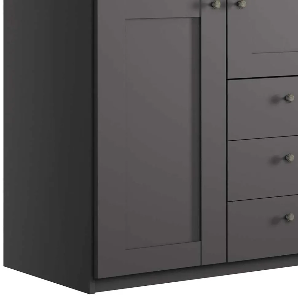 Schlafzimmer Schrank in Dunkelgrau - Mataram