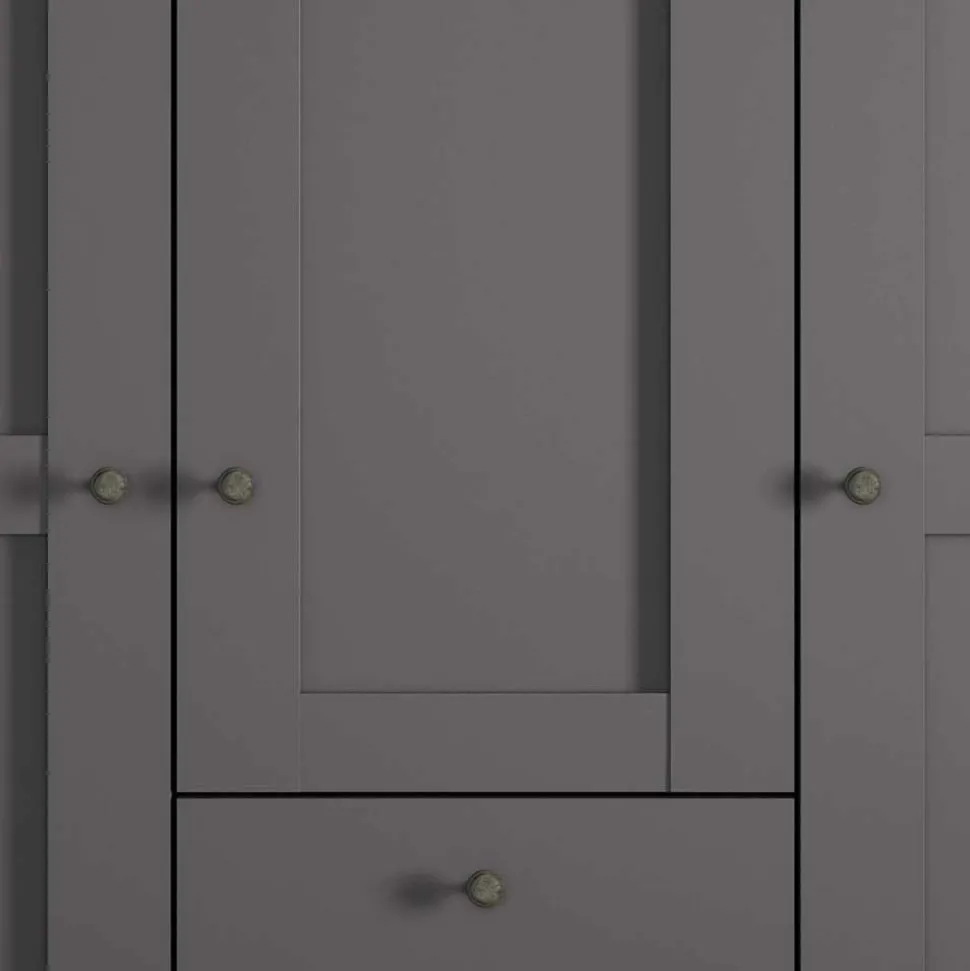 Schlafzimmer Schrank in Dunkelgrau - Mataram