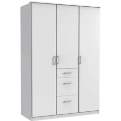 Schlafzimmer Schrank in Weiß - 135x199x58 cm - Cador