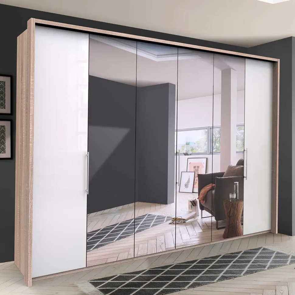 Schlafzimmer Schrank mit großer Spiegel Fläche - Bosays III