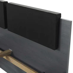 Schlafzimmereinrichtung in Eiche Grau - Carika (vierteilig)