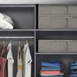 Schlafzimmereinrichtung in Eiche Grau - Carika (vierteilig)