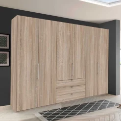 Schlafzimmerkleiderschrank in Holz Nachbildung - Zayun I