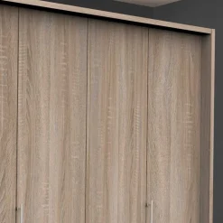 Schlafzimmerkleiderschrank in Holz Nachbildung - Zayun I