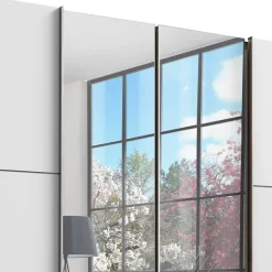 Schlafzimmerkleiderschrank 4-türig & 3 Schubladen - Stufania