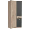 Schlafzimmerkleiderschrank im Holz Look - Danah