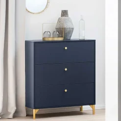 Schlafzimmerkommode mit drei Schubladen - Inbano