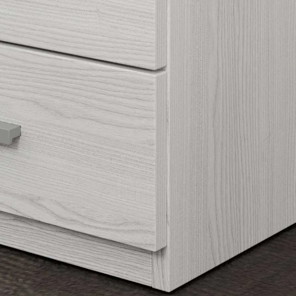 Schlafzimmermöbel in Weiß Esche Dekor - Pruducia (vierteilig)