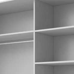 Schlafzimmermöbel in Weiß Esche Dekor - Pruducia (vierteilig)