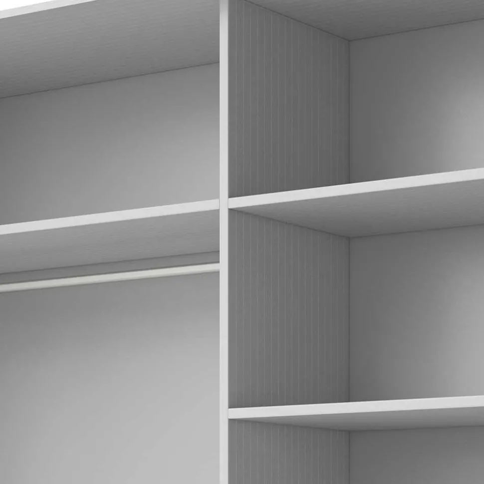 Schlafzimmermöbel in Weiß Esche Dekor - Pruducia (vierteilig)