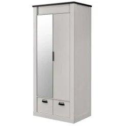 Schlafzimmermöbel Set mit 90x200 Bett - Tramos (vierteilig)