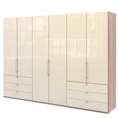 Schlafzimmermöbel Set mit LED Licht - Rativian (vierteilig)