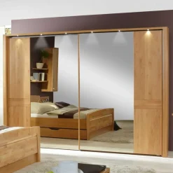 Schlafzimmermöbel Set Tandrea aus Erle teilmassiv (vierteilig)