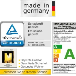 Schlafzimmermöbel Set Tandrea aus Erle teilmassiv (vierteilig)