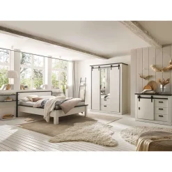 Schlafzimmer-Möbel-Set mit Bett 140x200 - Tramos (fünfteilig)