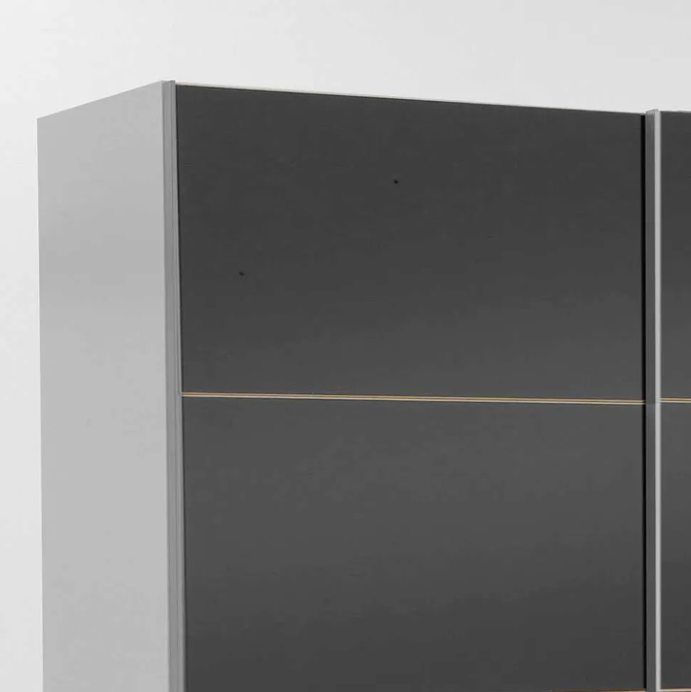 Schlafzimmerschrank Cotton mit Glasfront