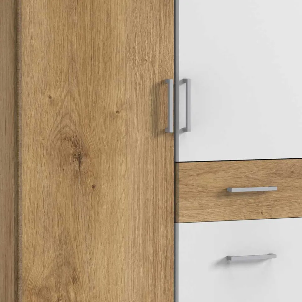 Schlafzimmerschrank im Holz Look Plankeneiche - Curacao