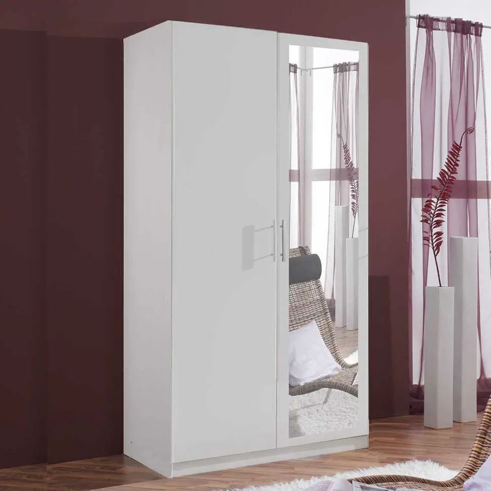 Schlafzimmerschrank in Weiß foliert - Jodolio