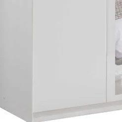 Schlafzimmerschrank in Weiß foliert - Jodolio