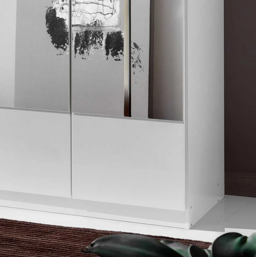 Schlafzimmerschrank Mellevos mit Spiegeltüren
