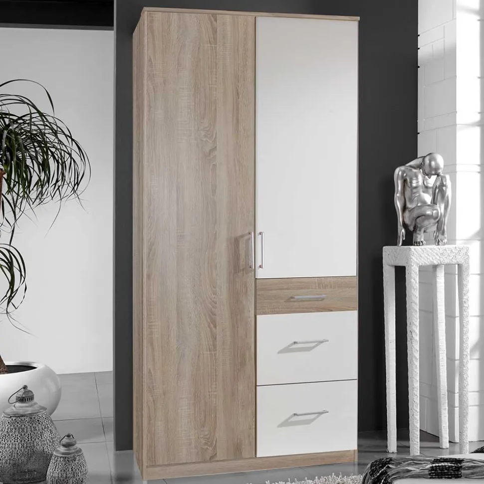 Schlafzimmerschrank mit drei Schubladen & zwei Türen - Coros