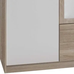 Schlafzimmerschrank mit vier Türen & zwei Schubladen - Nicla