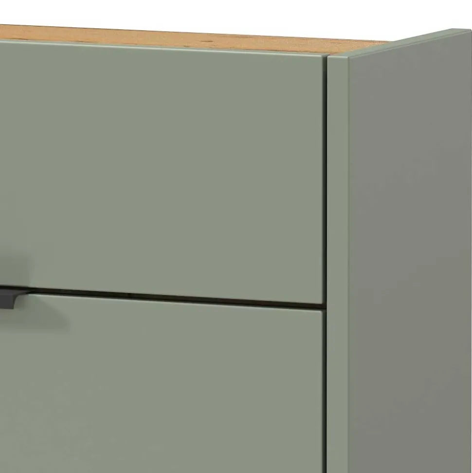 Schlanker Schuhschrank in Graugrün - Point