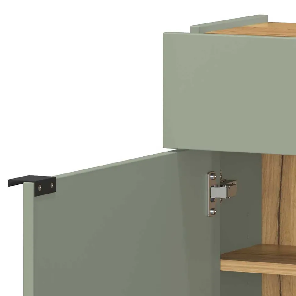 Schlanker Schuhschrank in Graugrün - Point