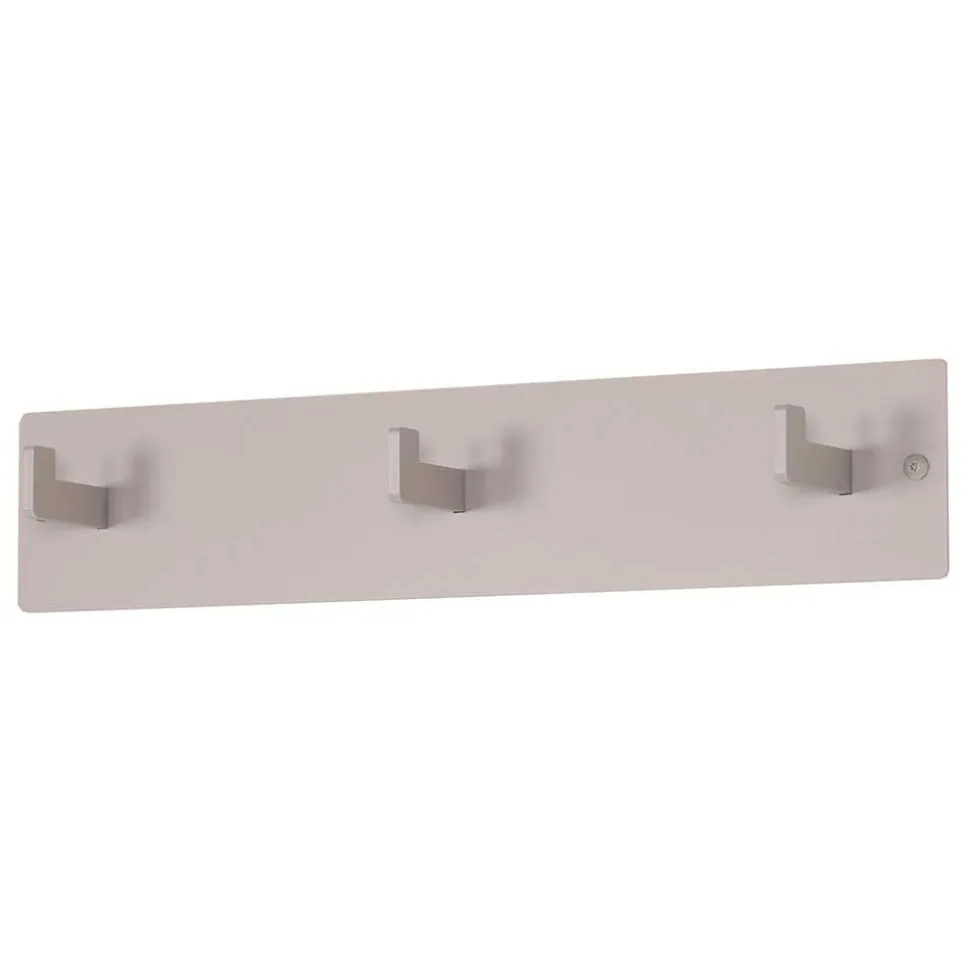 Schlichte Garderobenleiste mit 3 Kleiderhaken - Borad