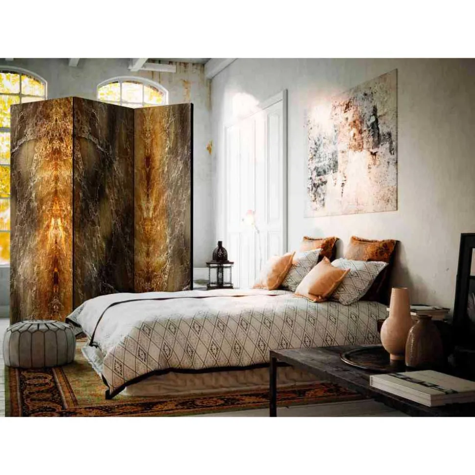 Schlichter Raumtrenner in Braun - Amby