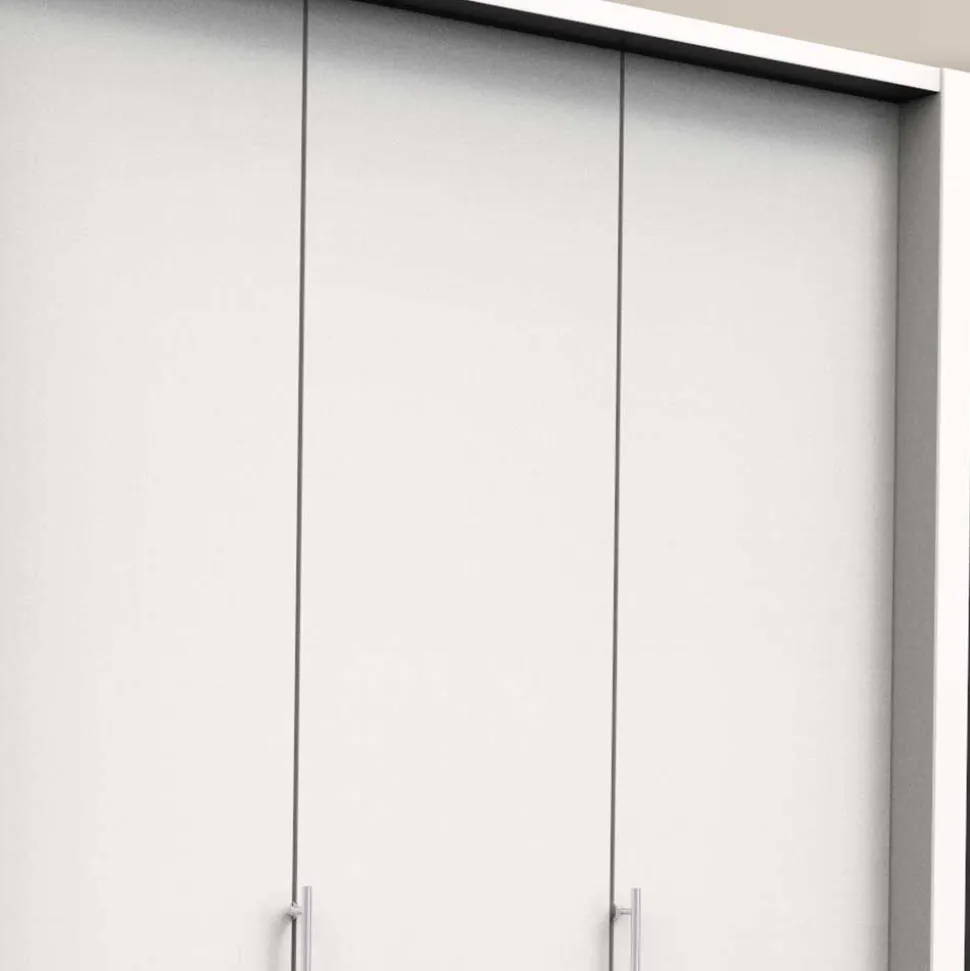 Schlichter Schlafzimmerschrank in Weiß - Donpiave