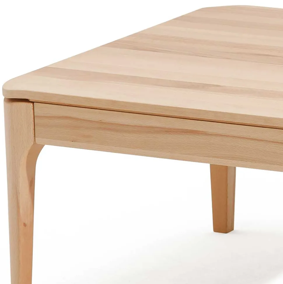 Schlichter Wohnzimmer Sofatisch aus Holz Natur - Berucas