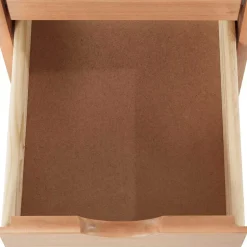 Schmale Kiefernholz Kommode mit sechs Schubladen - Calpano