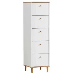 Schmale Kommode mit fünf Schubladen - Ambreros