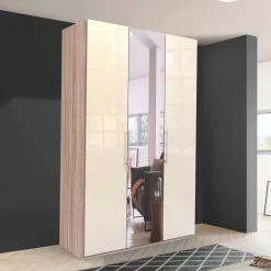 Schmaler Schlafzimmer Schrank mit Spiegel - Rativian