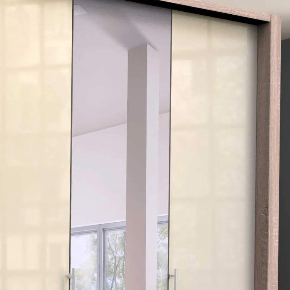 Schmaler Schlafzimmer Schrank mit Spiegel - Rativian