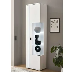 Schmaler Vitrinenschrank mit LED Beleuchtung - Tirol