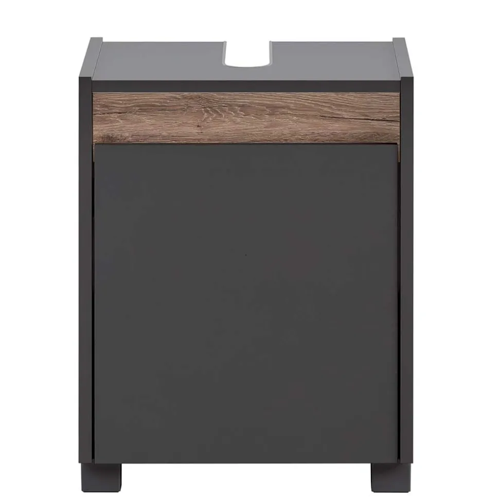 Schmaler Waschbeckenunterschrank 42 cm breit - Marcius I