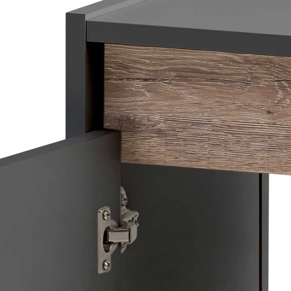 Schmaler Waschbeckenunterschrank 42 cm breit - Marcius I