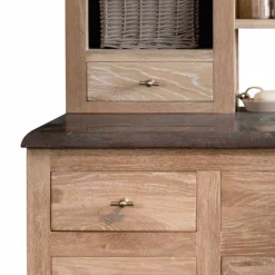 Schmales Badezimmermöbel-Set Vish im rustikalen Landhausstil