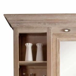 Schmales Badezimmermöbel-Set Vish im rustikalen Landhausstil