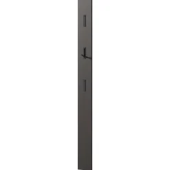 Schmales Garderobenpaneel in Dunkelgrau - Flemingo