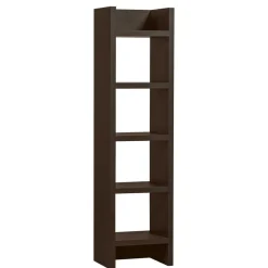 Schmales Regal in Dunkelbraun - Belpasso