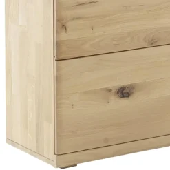 Schrankvitrine aus hellem Asteiche Massivholz - Losiamos